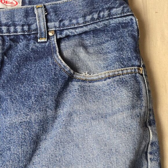 VINTAGE Anchor Blue Baggy Men Jeans 40x30 Blue Denim Skateboard Street Wear‎ Y2K - Picture 16 of 16